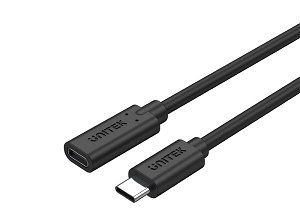 Unitek C14086BK-1.5M 4K 60Hz, 100W USB-C 3.1 Male To Female Extension Cable