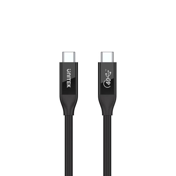 Unitek 0.8m USB 4 100W Power Delivery Fast Charging Cable - Black