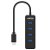 UNITEK H1117B Q4 5Gbps USB 3.0 4-Port Hub With USB-C Connector Cable - Black