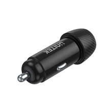 view Unitek Powertrain Duo 38W Two Ports Car Charger with Power Delivery and QC - Black