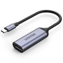 view Unitek USB-C to DisplayPort 1.4 Adapter - Space Gray