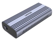 view UNITEK SolidForce Reefer USB3.2 M.2 Solid State Drive NVMe/SATA Enclosure - Space Grey
