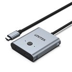 Unitek USB-C Bidirectional Switch - Space Grey