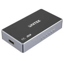 view Unitek V1109A 1 In 4 Out 4K HDMI Splitter - Space Grey/Black