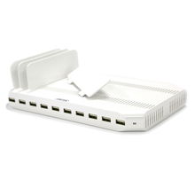 view Unitek PowerPort 10 Port USB Charging Station with Adjustable Bracket Stands