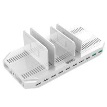 view Unitek 10 Port USB Charging Station with Adjustable Bracket Stands & 2x QC 3.0 Ports