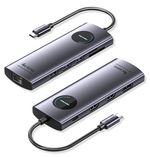 Vention 10-in-1 Multiport USB Hub with Gigabit Ethernet Port - Gray