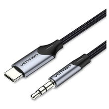 view Vention 1M USB-C Male to 3.5MM Male Cable - Gray