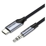 Vention 1M USB-C Male to 3.5MM Male Cable - Gray