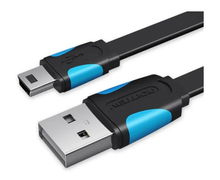 view Vention 1M USB-A Male to USB Mini 5 Pin Male Cable - Black