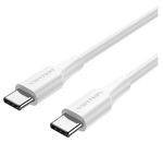 Vention 1M USB-C Male to Male USB 2.0 3A Cable - White