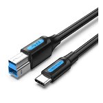 Vention 1M USB-C 3.0 Male to USB-B Male 3.0 2A Cable - Black