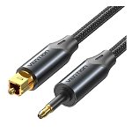 Vention 2M Toslink to Mini Toslink Optical Audio Cable - Black