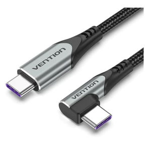 Vention 2M USB C Male Right Angle to USB C Male 5A USB 2.0 Cable