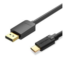 view Vention 2M USB-C to DisplayPort 8K Cable - Black