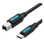 Vention 2M USB-C Male to USB-B Male 2A Cable - Black