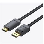 Vention 2M 4K DisplayPort to HDMI Cable - Black