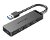 Vention 0.15M 4-Port USB 3.0 Hub with Power Supply - Black