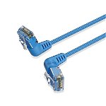 Vention 1.5m Cat6A UTP Slim Type Rotate Right Angle Ethernet Patch Cable - Blue