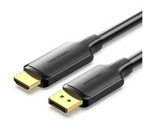 view Vention 5M DisplayPort Male to HDMI-A Male 4K Cable - Black