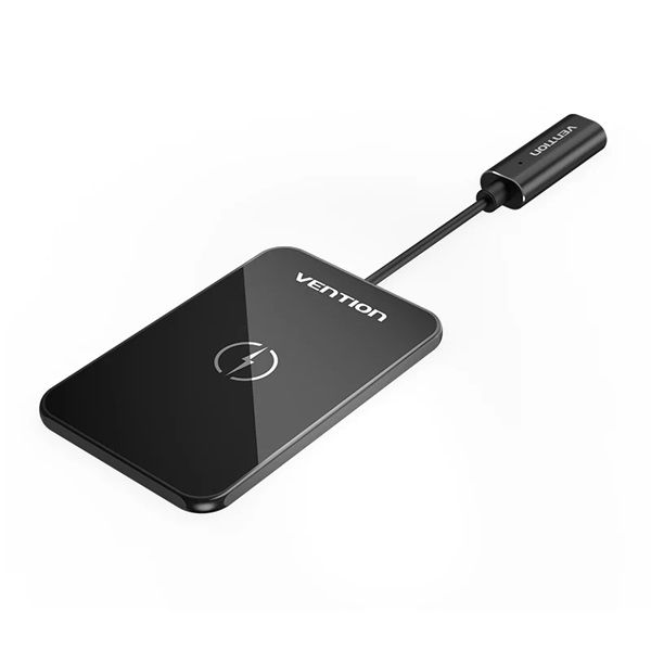 Vention FGBBAG 15W Ultra-thin Mirrored Surface Type Wireless Charger - Black