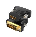 Vention HDMI Male to DVI (24+5) Female Adapter - Black