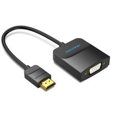 view Vention 0.15M HDMI to VGA Converter - Black