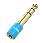 Vention 6.35mm Male to 3.5mm Female Audio Adapter - Blue