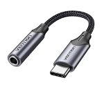 Vention 0.1M USB-C Male to 3.5MM Earphone Jack - Gray