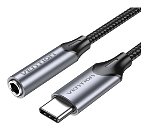 Vention 1M USB-C Male to 3.5MM Earphone Jack - Gray