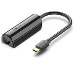 Vention 0.15M USB-C to Gigabit Ethernet Adapter - Black