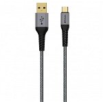 Verbatim Tough Max 1.2m USB-C Male to USB-A Male Braided Charge & Sync Cable - Grey