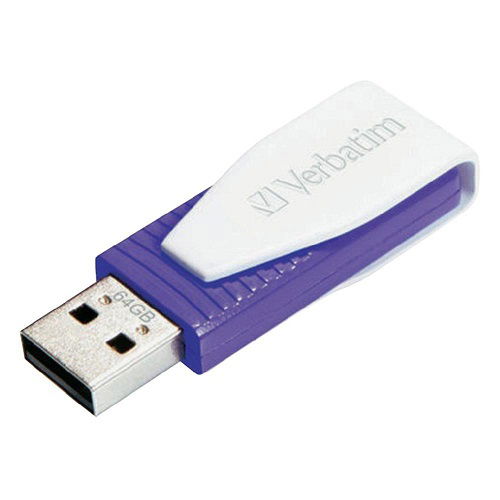 Verbatim Store 'n' Go 64GB USB 2.0 Flash Drive - Violet | Elive NZ