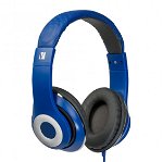 Verbatim Classic Over-Ear Stereo Headphones - Blue