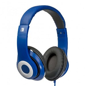 Verbatim Classic Over-Ear Stereo Headphones - Blue