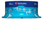 Verbatim CD-R 52X 700MB CD Discs - 25 Pack