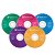 Verbatim CD-RW 1X-4X 700MB Assorted Colours Branded Surface CD Discs - 5 Pack with Slim Case