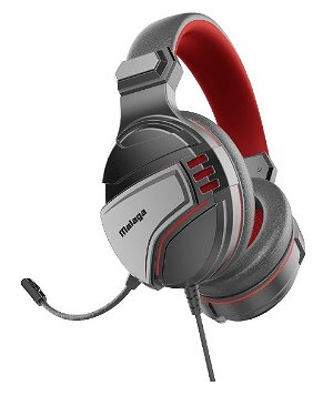 Vertux Malaga Amplified Stereo Over Ear Wired Gaming Headset - Red