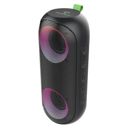 Vertux Rumba Bluetooth Wireless RGB Portable Speaker - Black