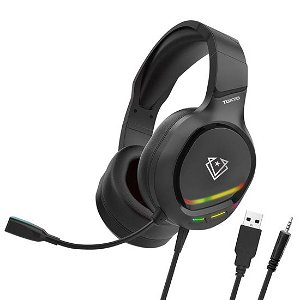Vertux Tokyo 3.5mm Overhead wired Stereo Gaming Headset - Black