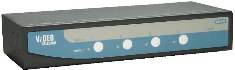REXTRON 4 Port VGA Video Selector 4 VGA Input 2 VGA Output