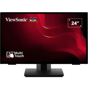 ViewSonic TD2465 24 Inch 1920 x 1080 7ms 60Hz Frameless Touchscreen VA Monitor with Speakers & USB Hub - HDMI, DisplayPort, VGA