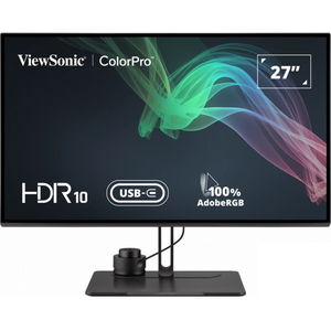 ViewSonic VP2786-4K 27 Inch 3840 x 2160 5ms 60Hz IPS Designer Monitor with Speakers & USB Hub - HDMI, DisplayPort, USB-C - SPECIAL PRICE OFFER