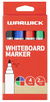 Warwick Bullet Tip Assorted Whiteboard Marker - 4 Pack