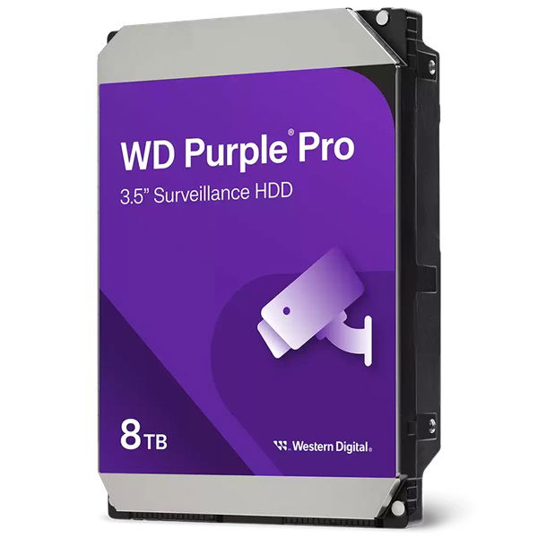 Western Digital Purple Pro 8TB SATA 7200RPM 256MB 3.5 Inch Surveillance Hard Drive