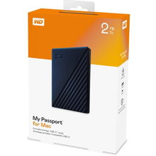 view Western Digital My Passport for Mac 2TB USB 3.0 External Hard Drive - Blue