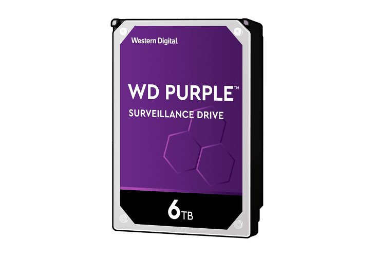 Western Digital Purple 6TB 5400RPM 128MB  3.5 Inch SATA Surveillance Hard Disk Drive