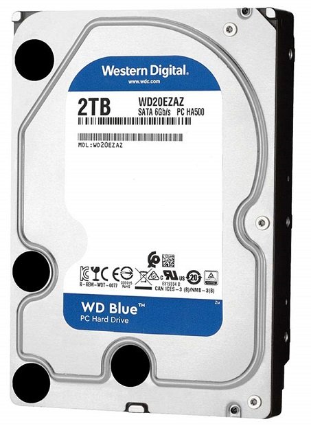 Western Digital Blue 2TB 5400rpm 256MB Cache 3.5 Inch SATA3 Hard Drive
