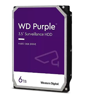 Western Digital Purple Surveillance 6TB 5640RPM 128MB Cache 3.5 Inch SATA Hard Disk Drive