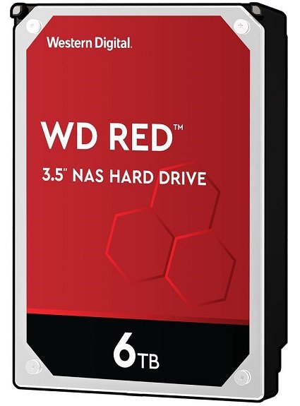 Western Digital Red 6TB 5400rpm 256MB Cache 3.5 Inch SATA3 NAS Hard Drive